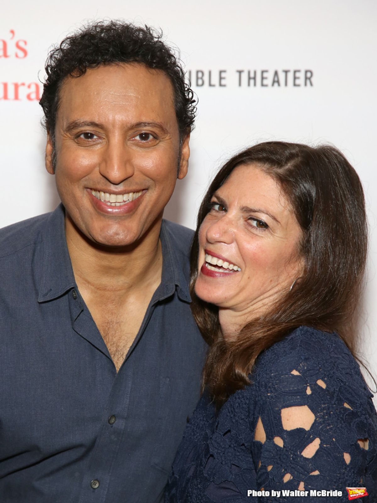 Aasif Mandvi and director Kimberly Senior  at 