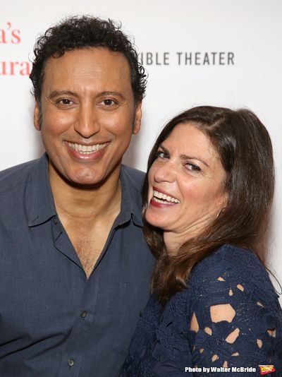 Aasif Mandvi and director Kimberly Senior  Photo