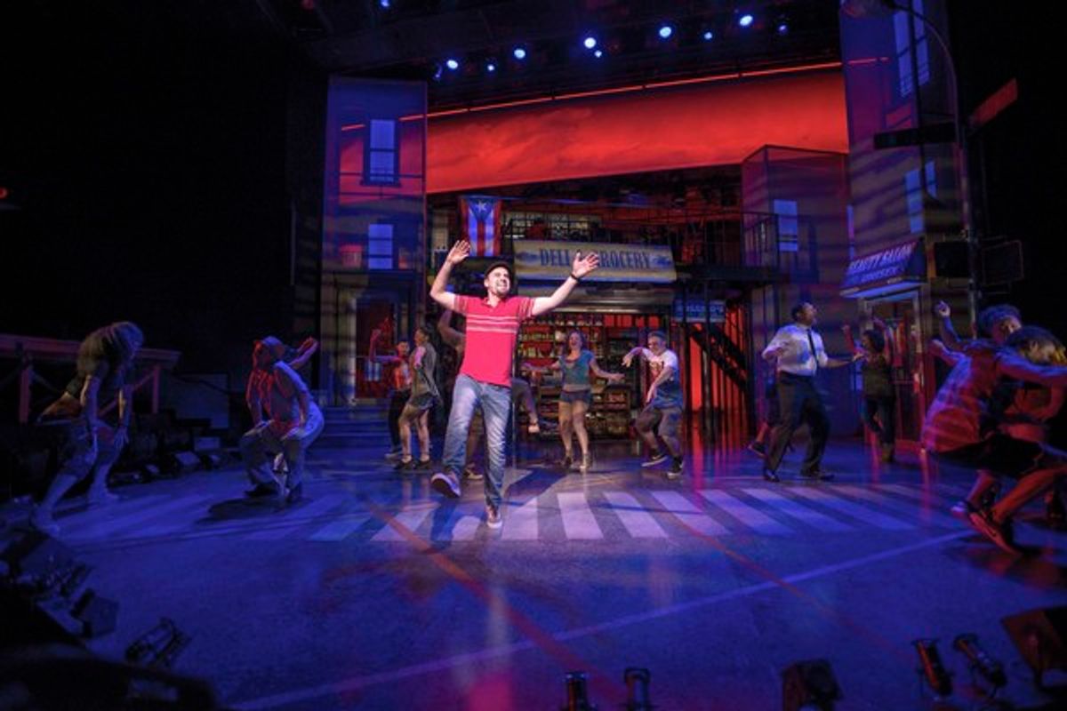 Ryan Alvarado and company of In the Heights at 
