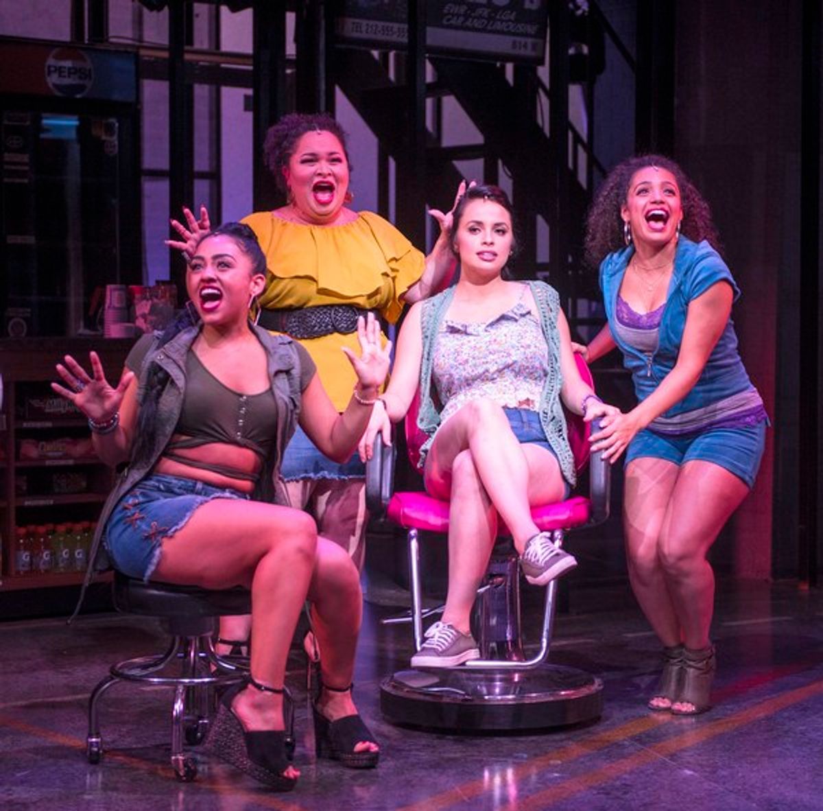 Stephanie GomÃ©rez, Lillian Castillo, Sophia MacÃ­as and Alyssa V. Gomez at 