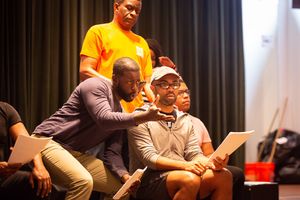  Gary-Kayi  Fetcher,  Jerome  Preston  Bates,  Raymond  O.  Caldwell,  (Background  L Photo