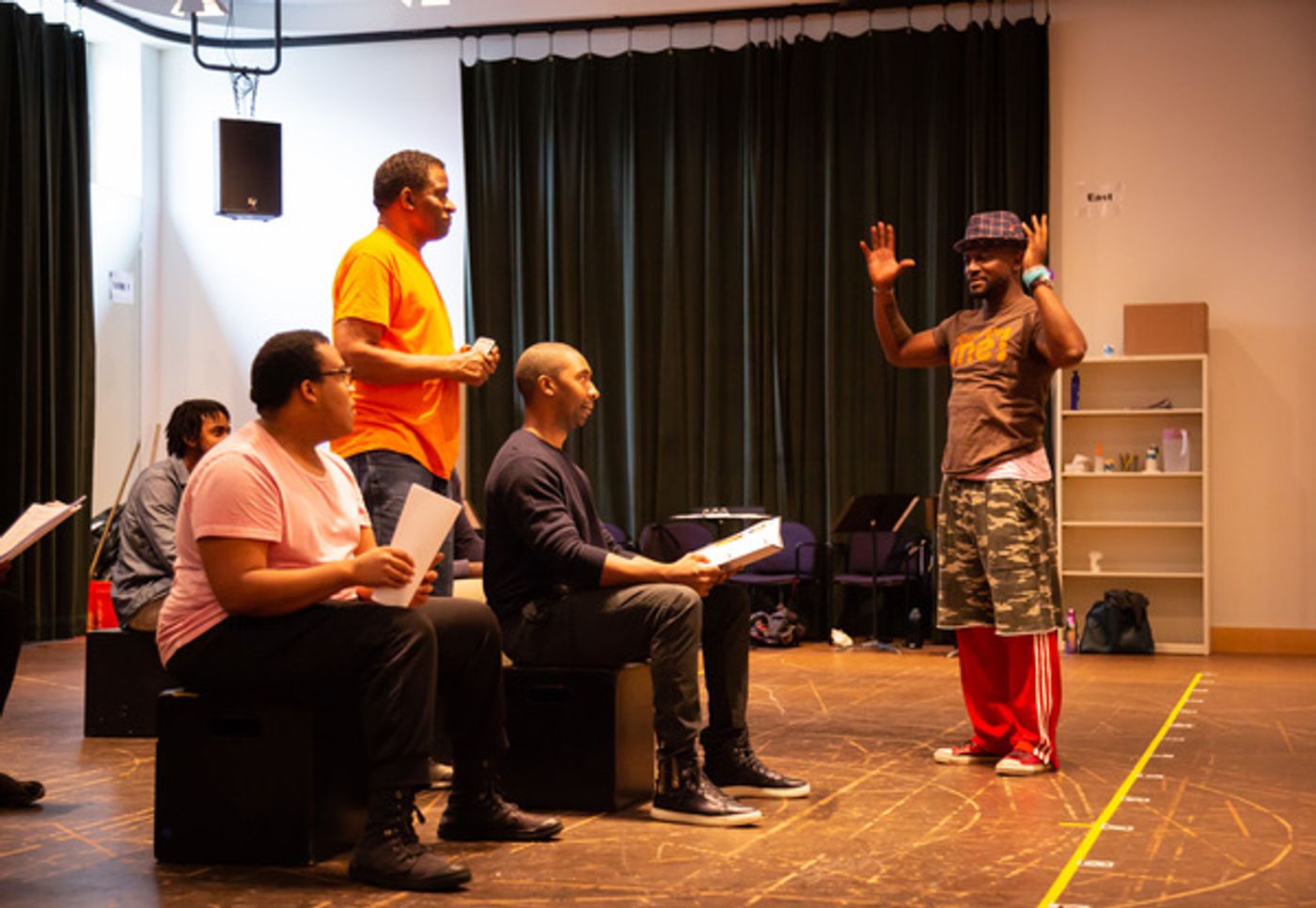 Photo Flash: In Rehearsal with THOUGHTS OF A COLORED MAN Workshop at Arena Stage  Image