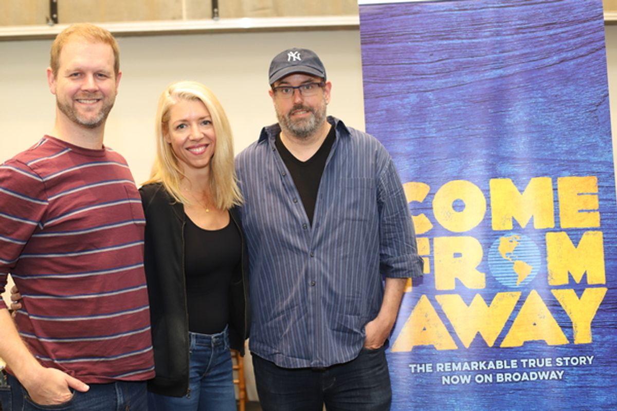 David Hein, Kelly Devine, and Christopher Ashley at 