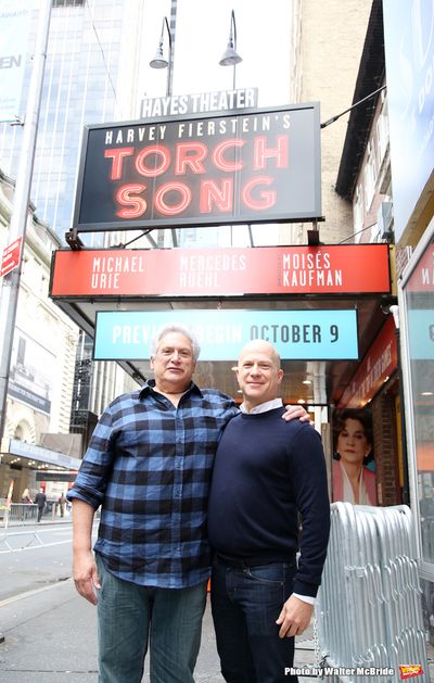 Harvey Fierstein and producer Richie Jackson  Photo