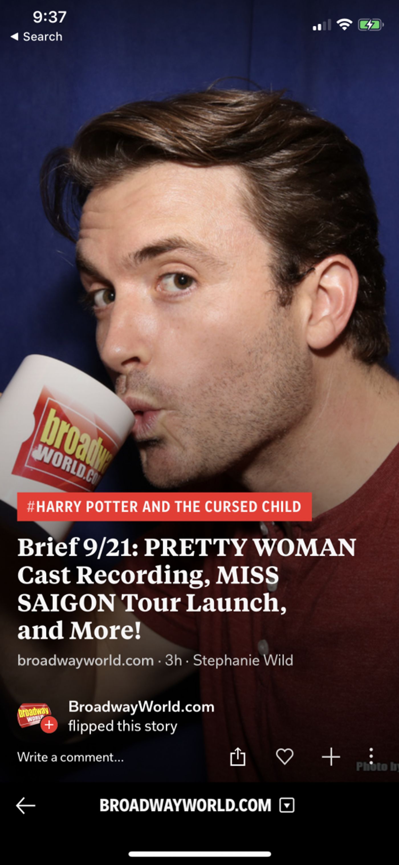 BroadwayWorld Launches on Flipboard  Image