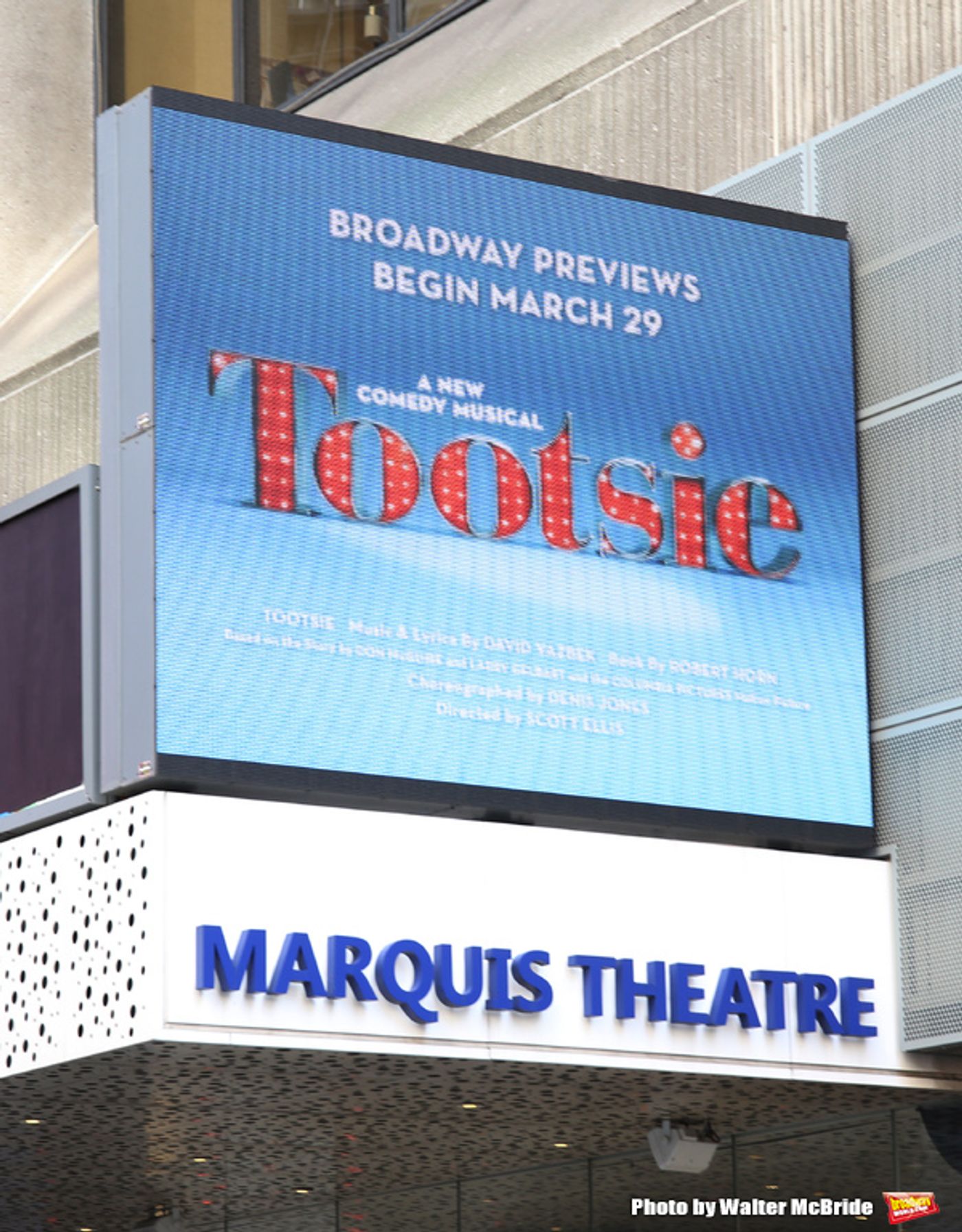Up on the Marquee: TOOTSIE Arrives on Broadway!  Image