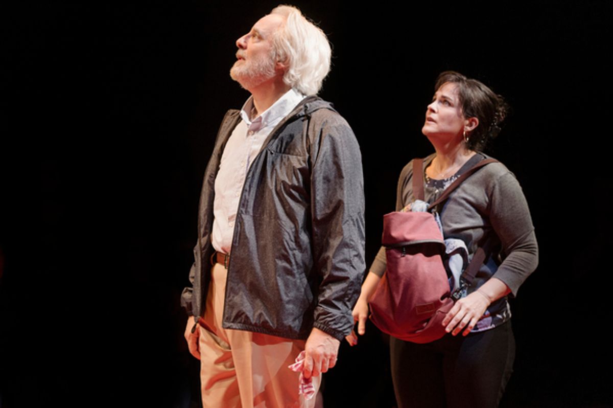 Michael Russotto (Alex) and Rachel Zampelli (Georgie) at 