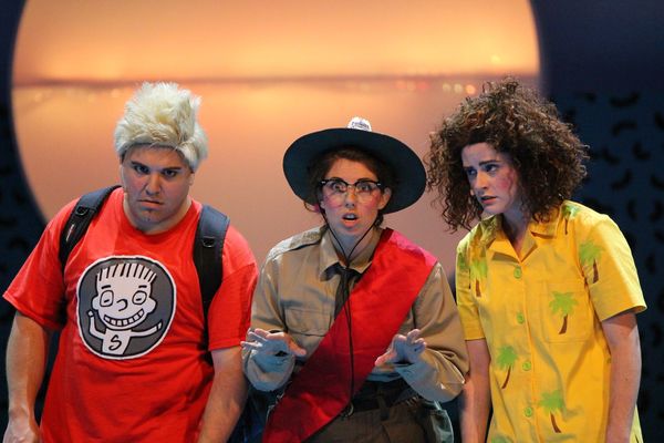 Robby Stone (Stink), Jessica Burrell-Loge (Park Ranger), and Kendra Ball (Judy Moody) Photo