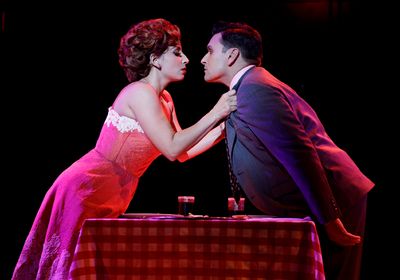 Natalie Gallo as â€œMary Delgadoâ€ and Aaron De Jesus as â€œFrankie Vall Photo