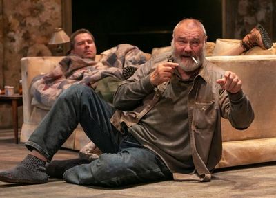 Andrea Morales as Shelly and Roger Clark as Bradley Photo