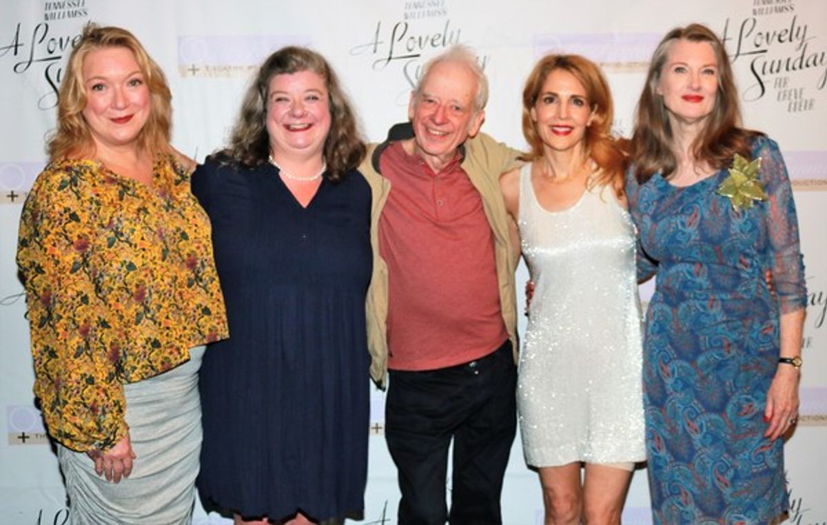Kristine Nielson, Polly McKie, Austin Pendleton, Jean Lichty and Annette O'Toole at 