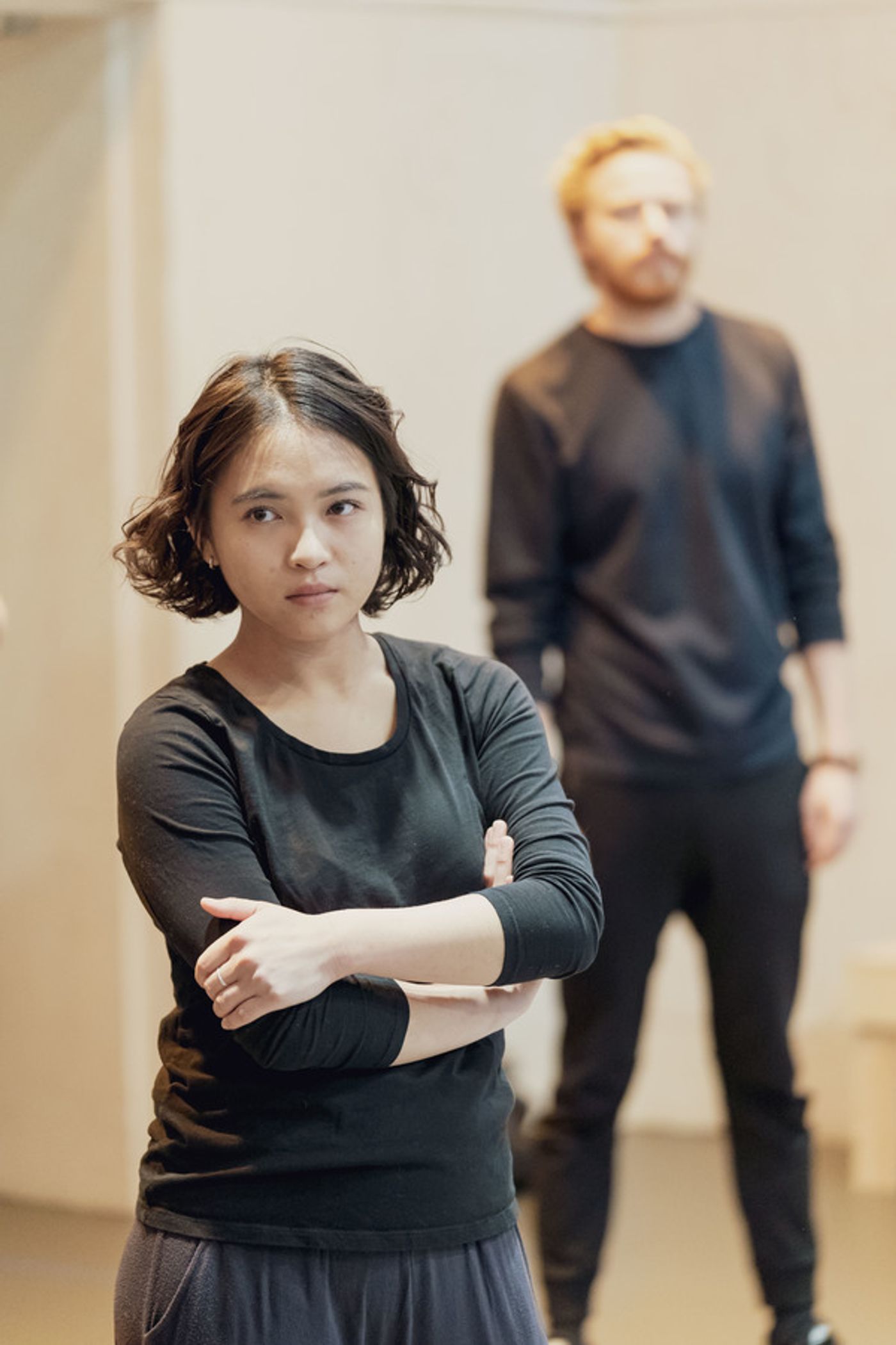 Photo Flash: Hayley Atwell, Jack Lowden, and the Cast in Rehearsal For MEASURE FOR MEASURE  Image