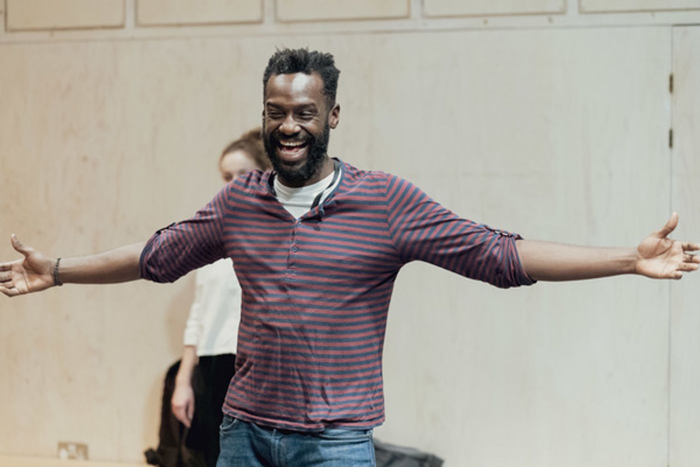 Photo Flash: Hayley Atwell, Jack Lowden, and the Cast in Rehearsal For MEASURE FOR MEASURE  Image
