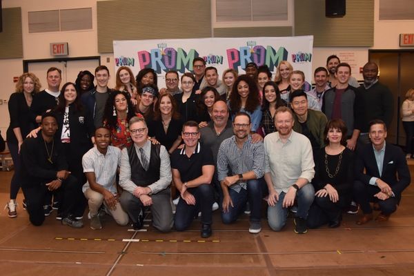 The Cast and Creative that includes-Casey Nicholow, Bob Martin, Chad Beguelin, Matthe Photo