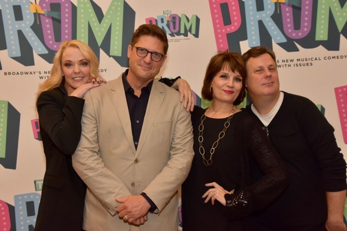 Angie Schworer, Christopher Sieber, Beth Leavel and Brooks Ashmanskas at 