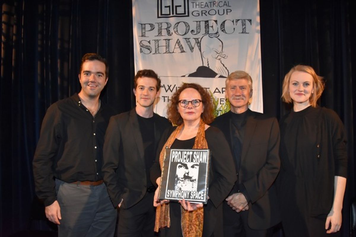Director Stephen Brown Fried with A.J. Shively, Maryann Plunkett, David Garrison and Kerstin Anderson at 
