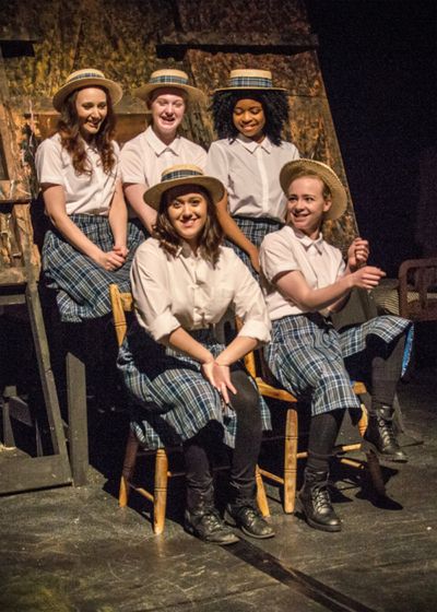 Laura Antoniazzi, Gabi Douglas, Rhoda Sylvester, Zoe Muller, and Zanny Edhouse Photo