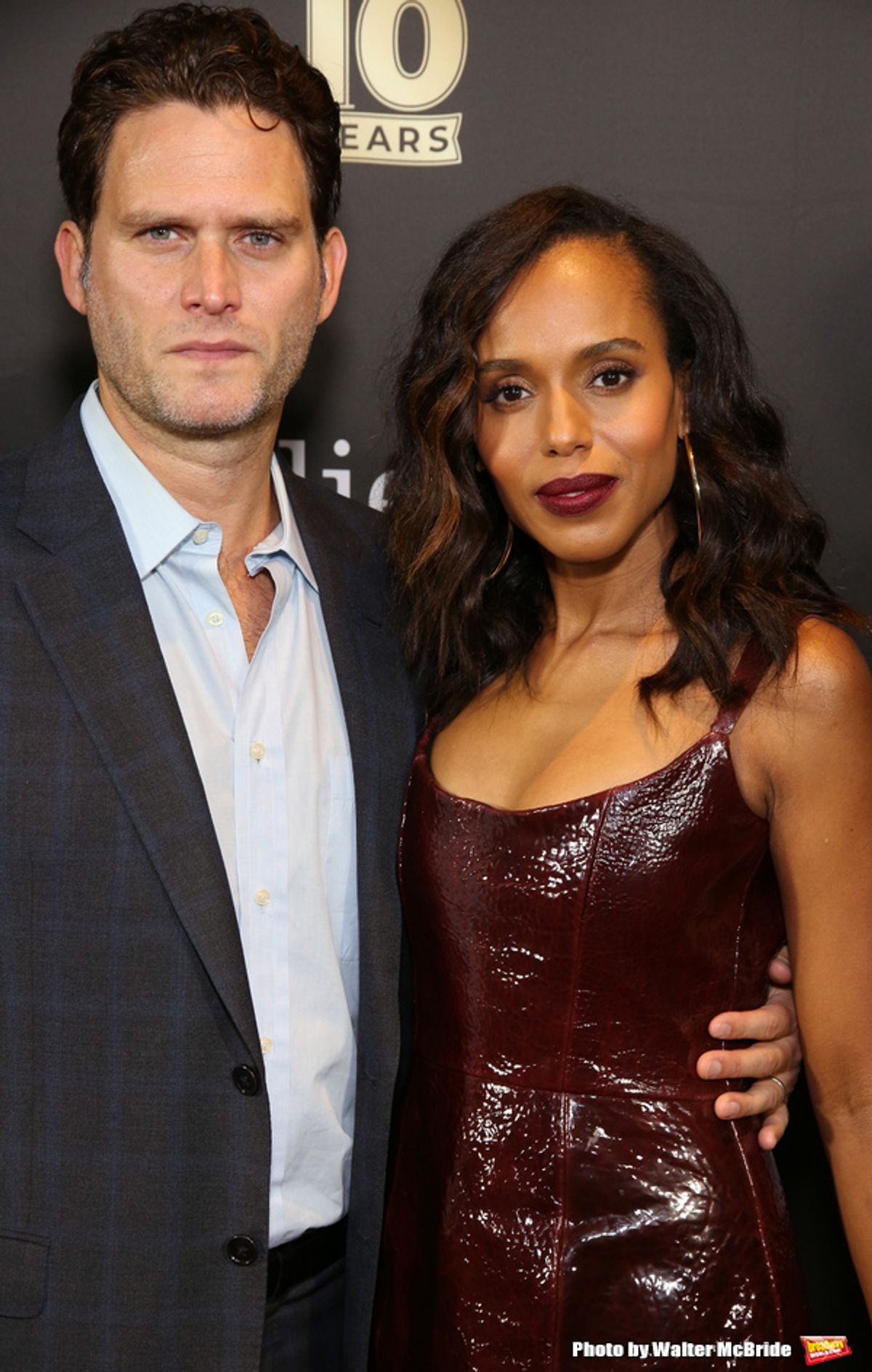Steven Pasquale and Kerry Washington at 