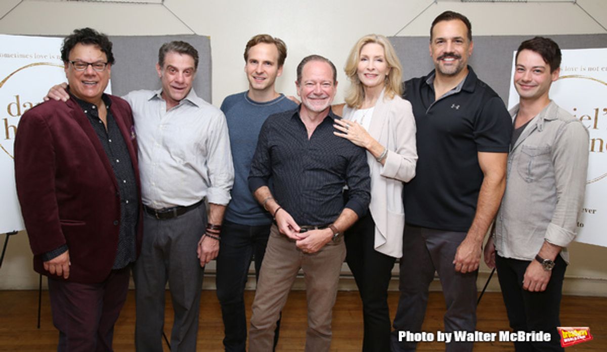 Playwright Michael McKeever, Matthew Montelongo, Ryan Spahn, director Joe Brancato, Lou Liberatore, Anna Holbrook and Leland Wheeler  at 