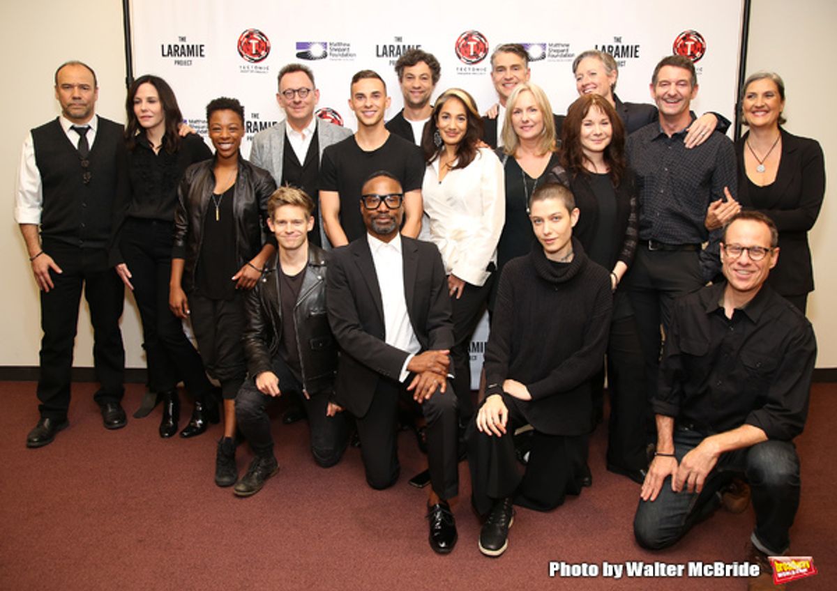 Danny Burstein, Mary Louise Parker, Samira Wiley, Andrew Keenan-Bolger, Michael Emerson, Adam Rippon, Billy Porter, Andy Paris, Purva Bedi, Asia Kate Dillon and cast  at 