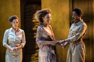 Georgia Landers, Sophie Okonedo, Gloria Obianyo Photo