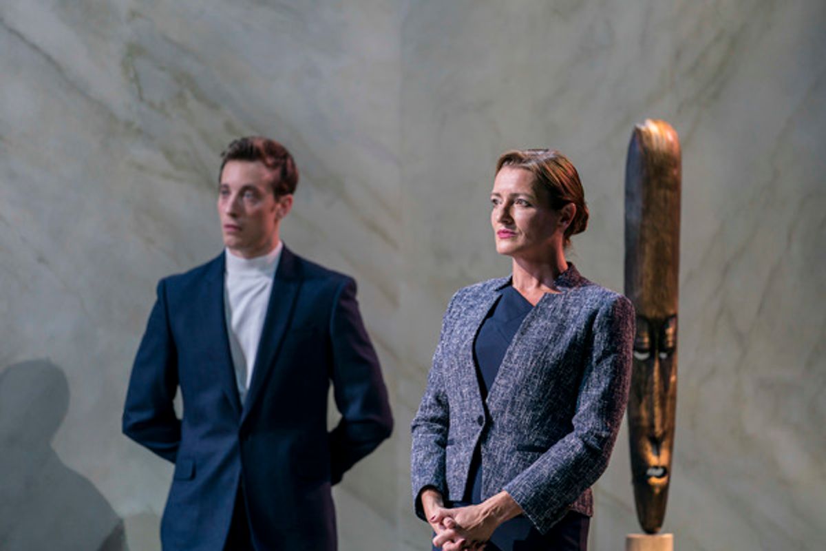 Sam Woolf, Katy Stephens at 