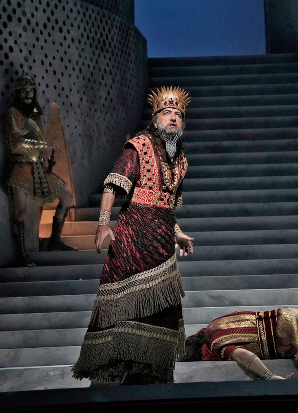 Laurent Naouri as the High Priest in Saint-SaÃ«ns's 