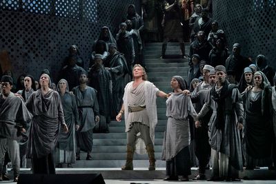 Roberto Alagna as Samson in Saint-SaÃ«ns's "Samson et Dalila."
 Photo