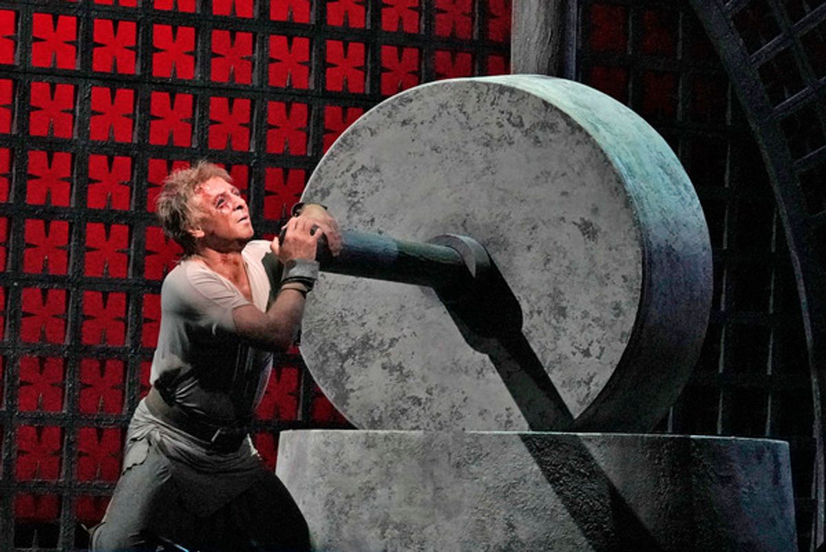 Roberto Alagna as Samson in Saint-SaÃ«ns's 'Samson et Dalila.'
 at 