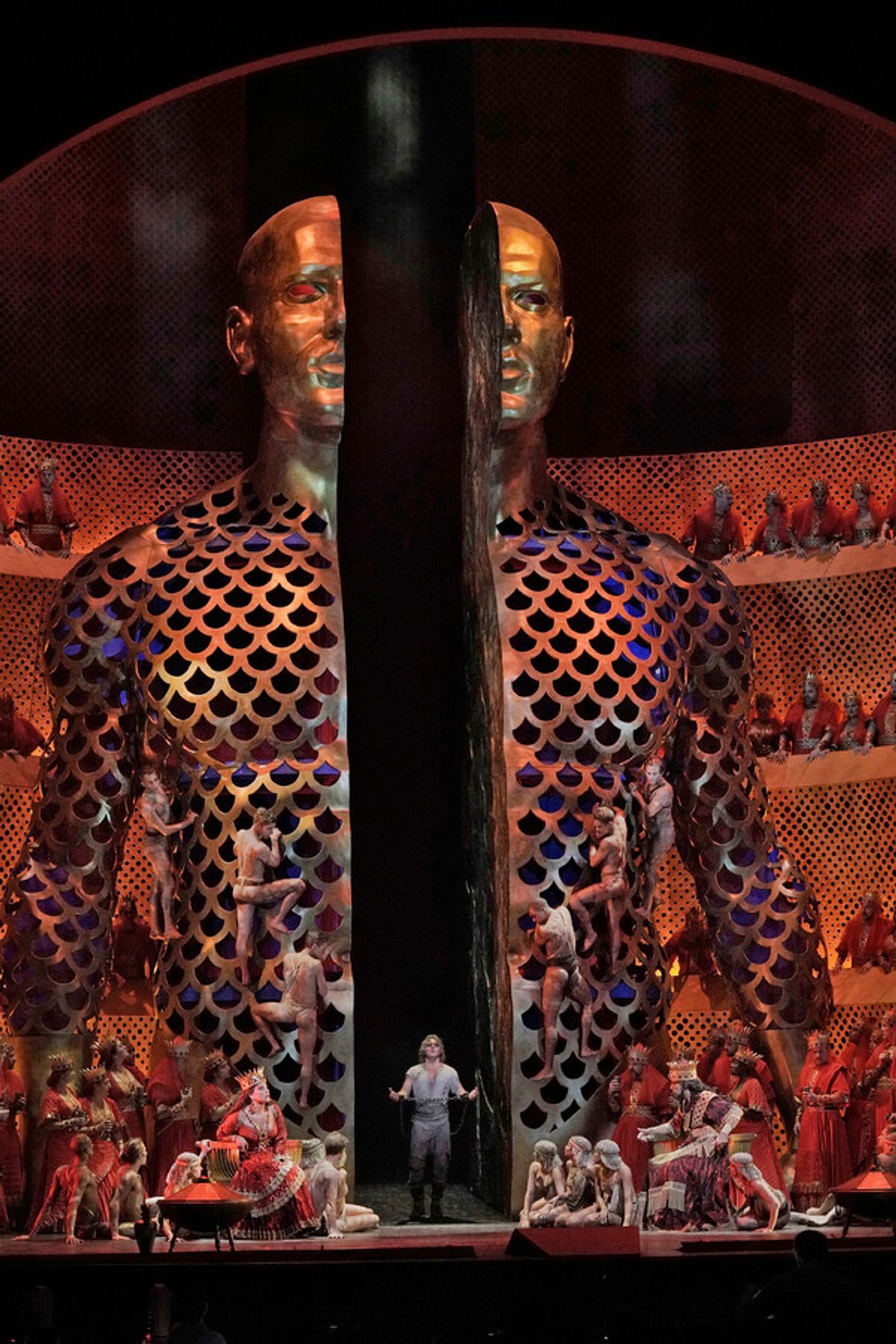 Roberto Alagna as Samson in Act III of Saint-SaÃ«ns's 'Samson et Dalila.'
 at 