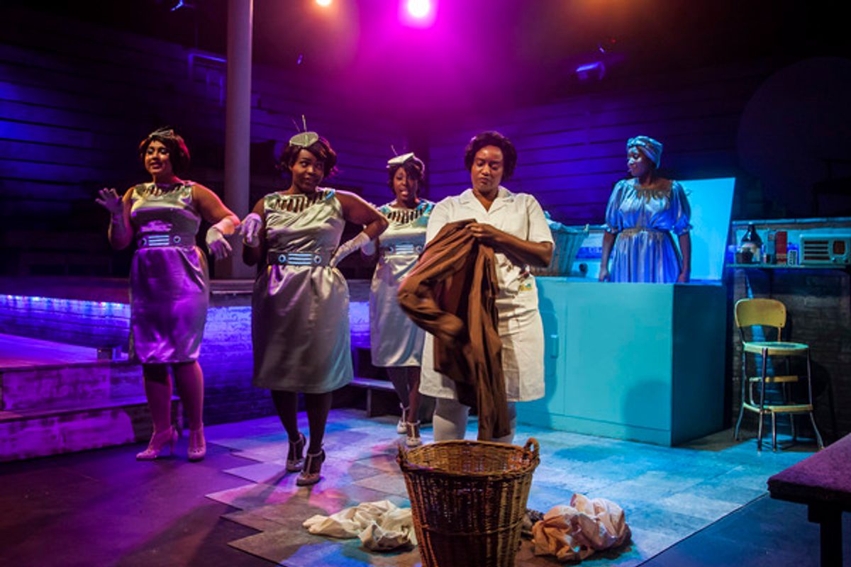 Emma Sipora Tyler, De'Jah Jervai, Roberta Burke, Rashada Dawan and Tyler Symone at 