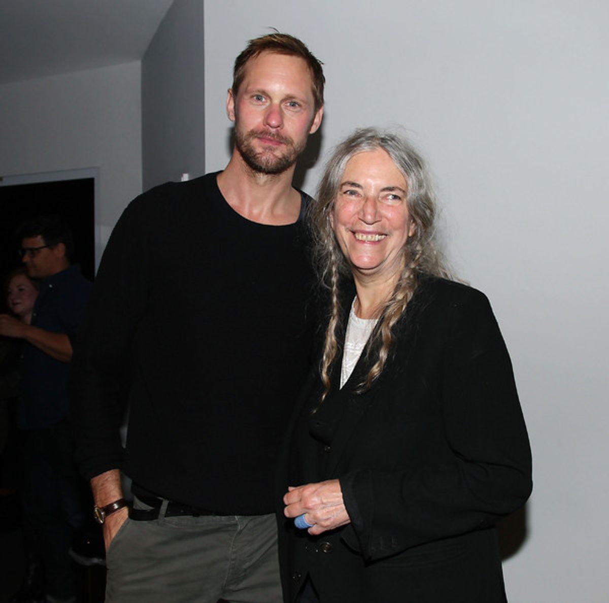 Alexander Skarsgard and Patti Smith at 