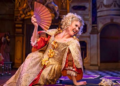 Nell Gwynn (Scarlett Strallen), one of the first actresses to perform on the stages o Photo
