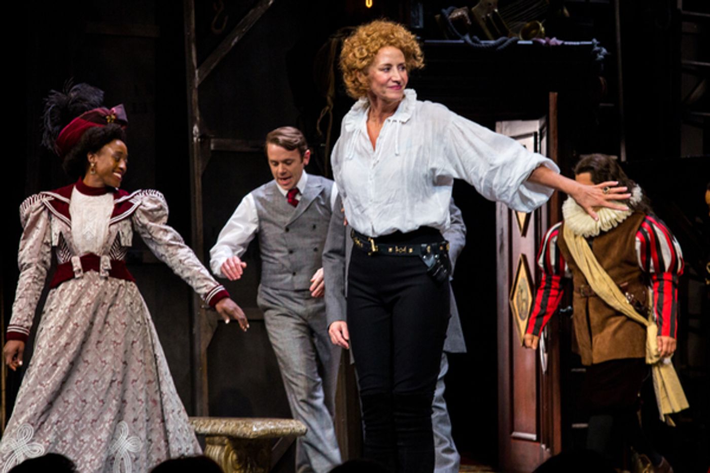 Photo Coverage: The Cast of BERNHARDT/HAMLET Takes its Opening Night Bows  Image
