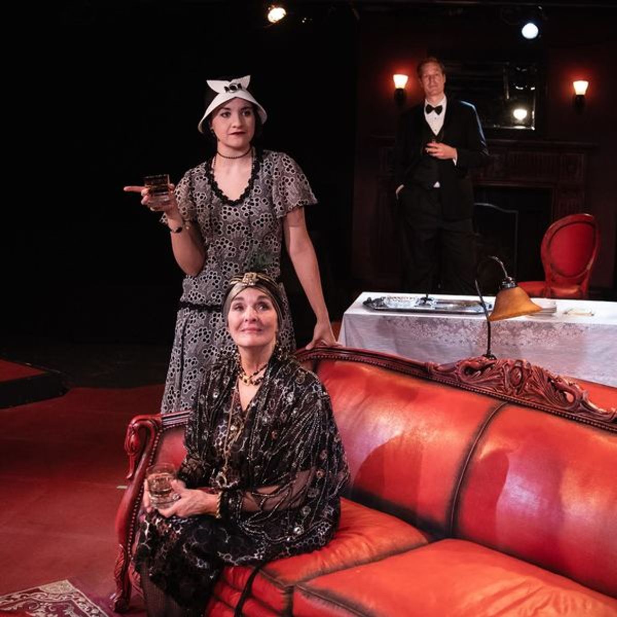 L to R: Heidi Palomino, Elizabeth Herron, Kyle Anderson
 at 