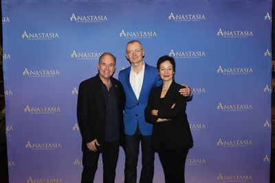 Stephen Flaherty, Darko Tresnjak, and Lynn Aherns Photo