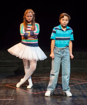 Tatum Lowell as Debbie and Uzay Hasanusta as Billy (select performances)in the Des Moines Community Playhouse’s production of Billy Elliot The Musical @ BroadwayWorld Tatum Lowell as Debbie and Uzay Hasanusta as Billy (select performances)in the Des Mo Photo