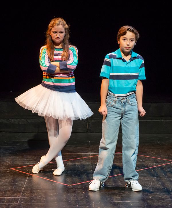 Tatum Lowell as Debbie and Uzay Hasanusta as Billy (select performances)in the Des Mo Photo