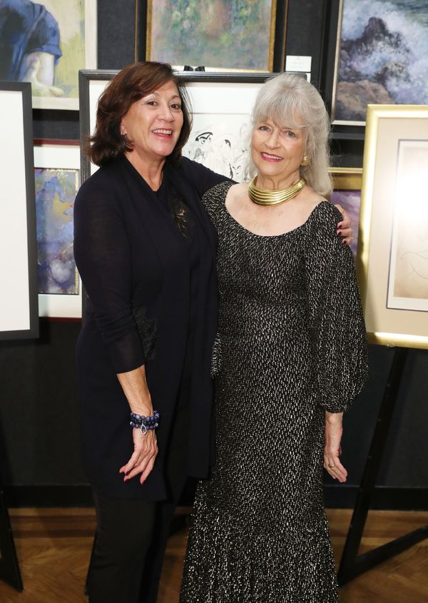 Foundation President Lynn Surry and Louise Hirschfeld Cullman Photo