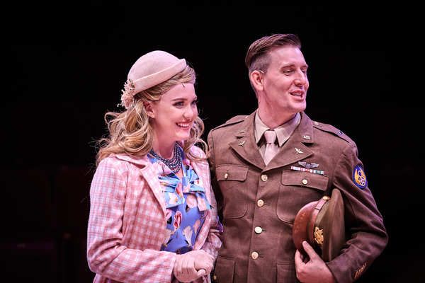  Sarah Davidson as Ruth Wilkins and Josh Hunt as Lieutenant William Seawright Photo