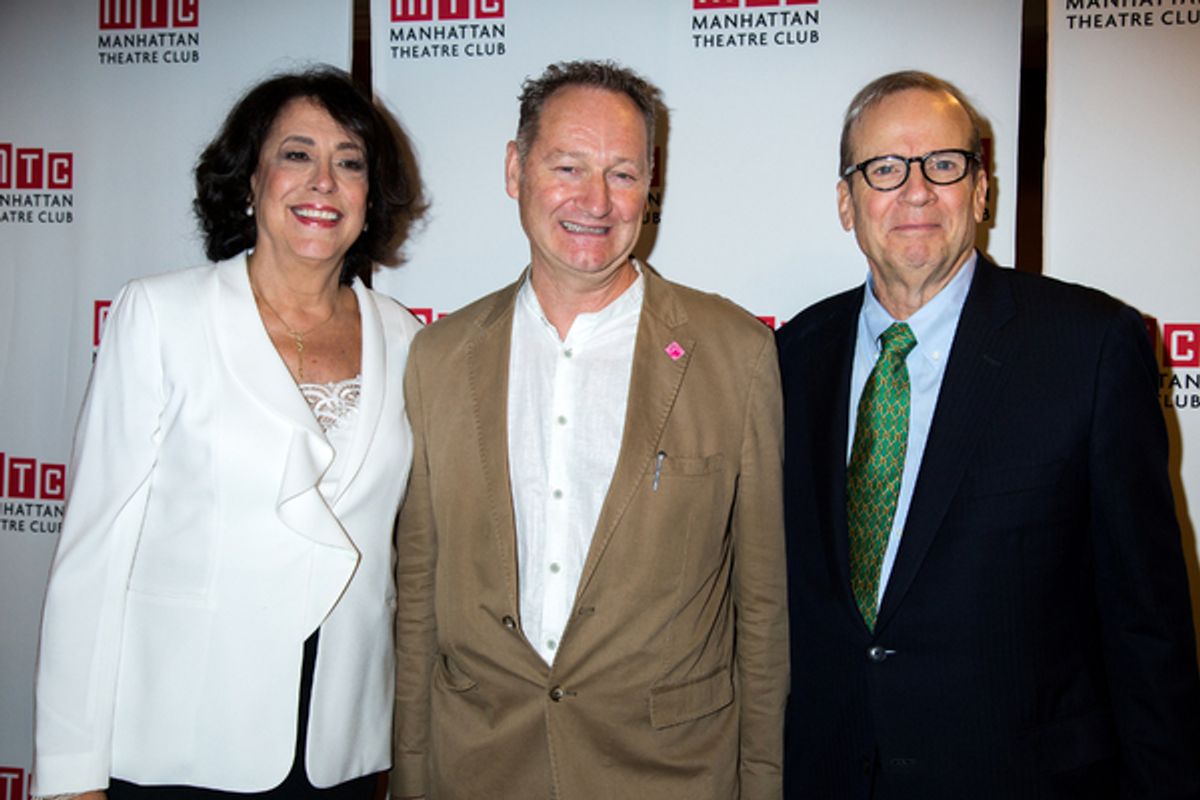 Lynne Meadow, Richard Bean, Barry Grove at 