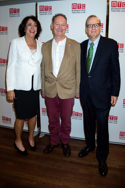Lynne Meadow, Richard Bean, Barry Grove Photo