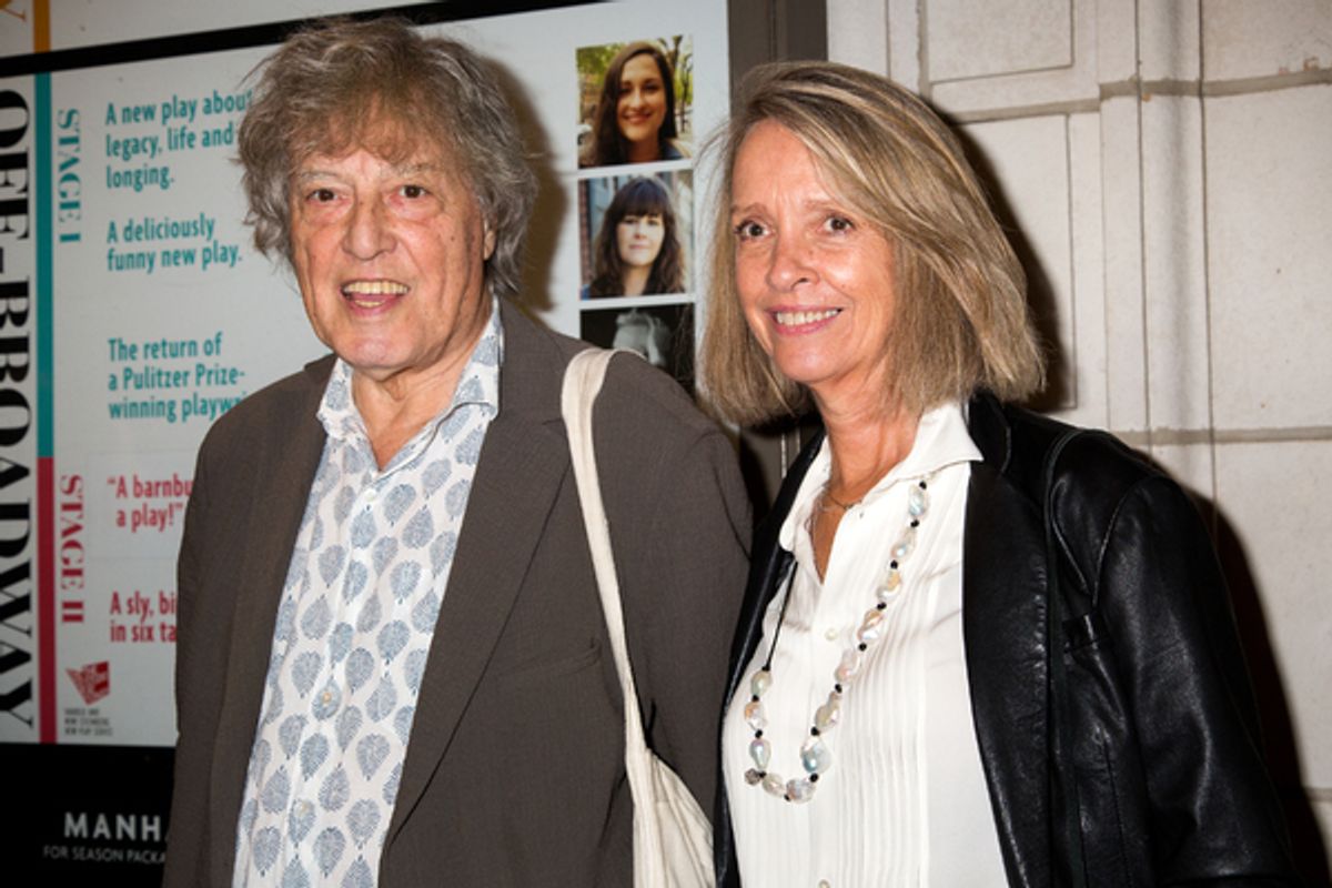 Tom Stoppard, Sabrina Guinness at 