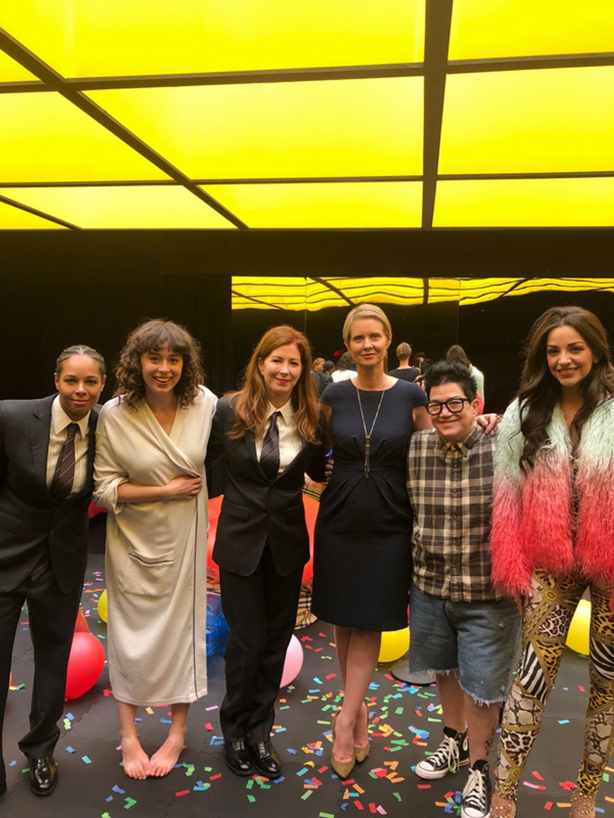 Chaunte Wayans, Adina Verson, Dana Delany, Cynthia Nixon, Lea DeLaria and Ana Villafane at 