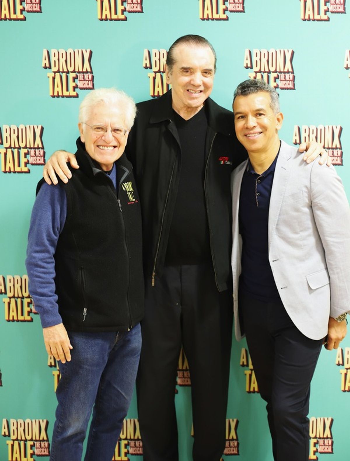 Jerry Zaks, Chazz Palminteri, and Sergio Trujillo at 