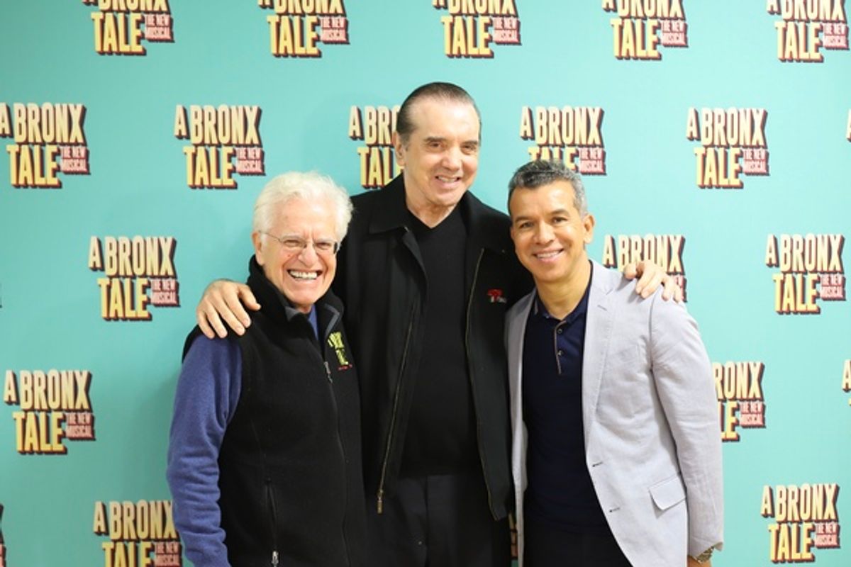  Jerry Zaks, Chazz Palminteri, and Sergio Trujillo at 