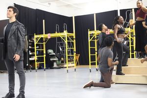 Joey Barreiro, Brianna-Marie Bel, and Ensemble Photo