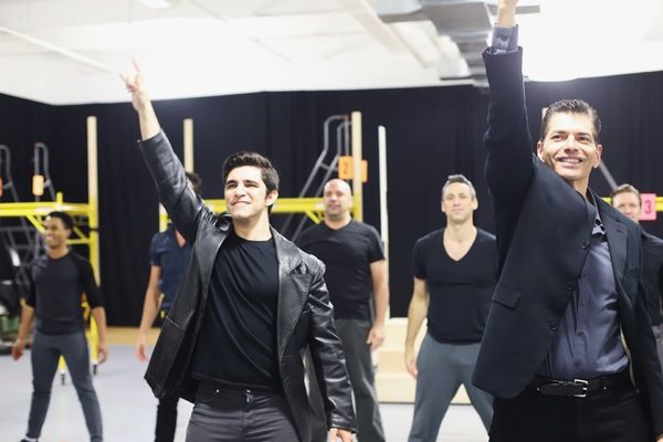 Joey Barreiro, Joe Barbara, and Ensemble Photo