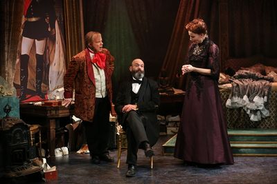 Eddie Korbich, Geoffrey Cantor, Claire Brownell Photo