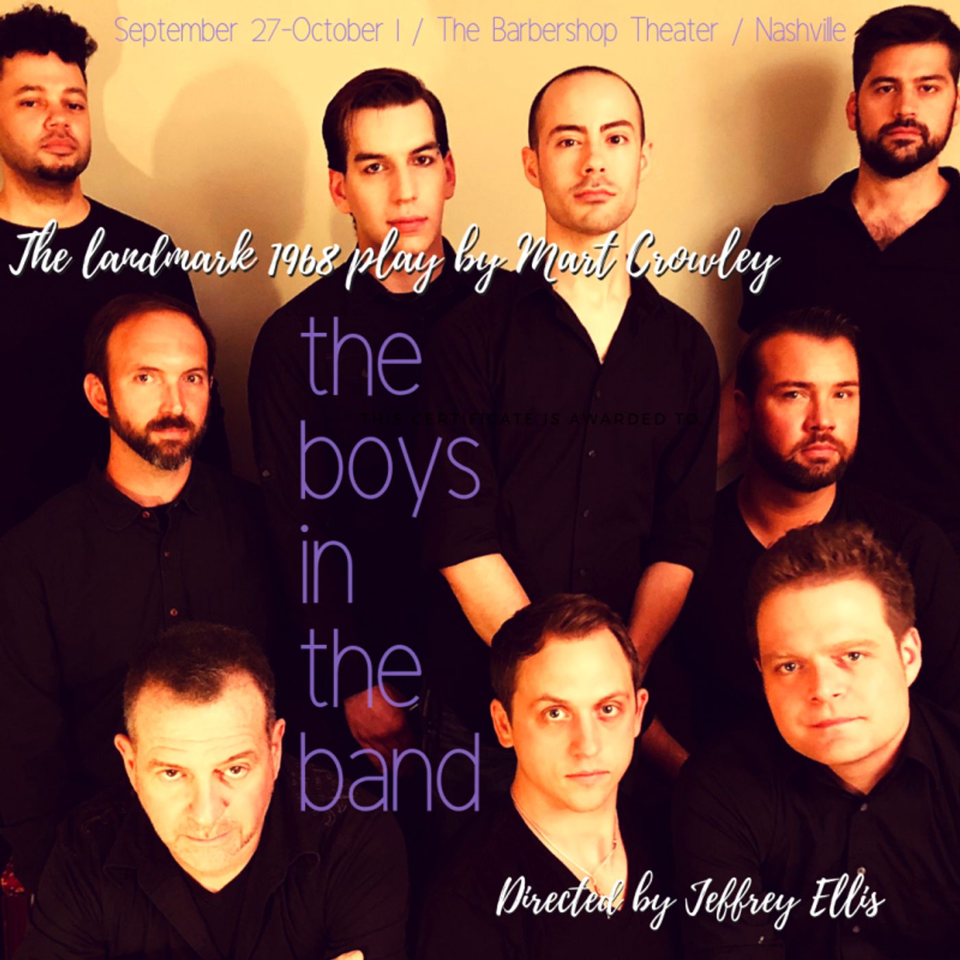 Review: THE BOYS IN THE BAND at Barbershop Theatre is one party you will NOT forget!  Image